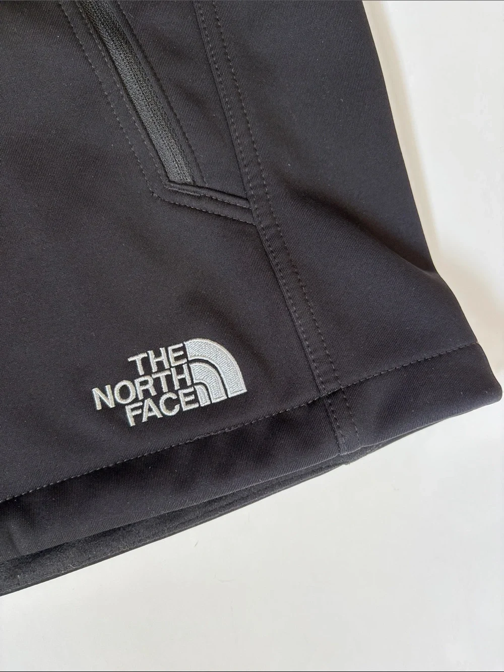 North Face Windwall Soft Shell Black Vest Outdoor Full Zip Men’s Size Large NEW